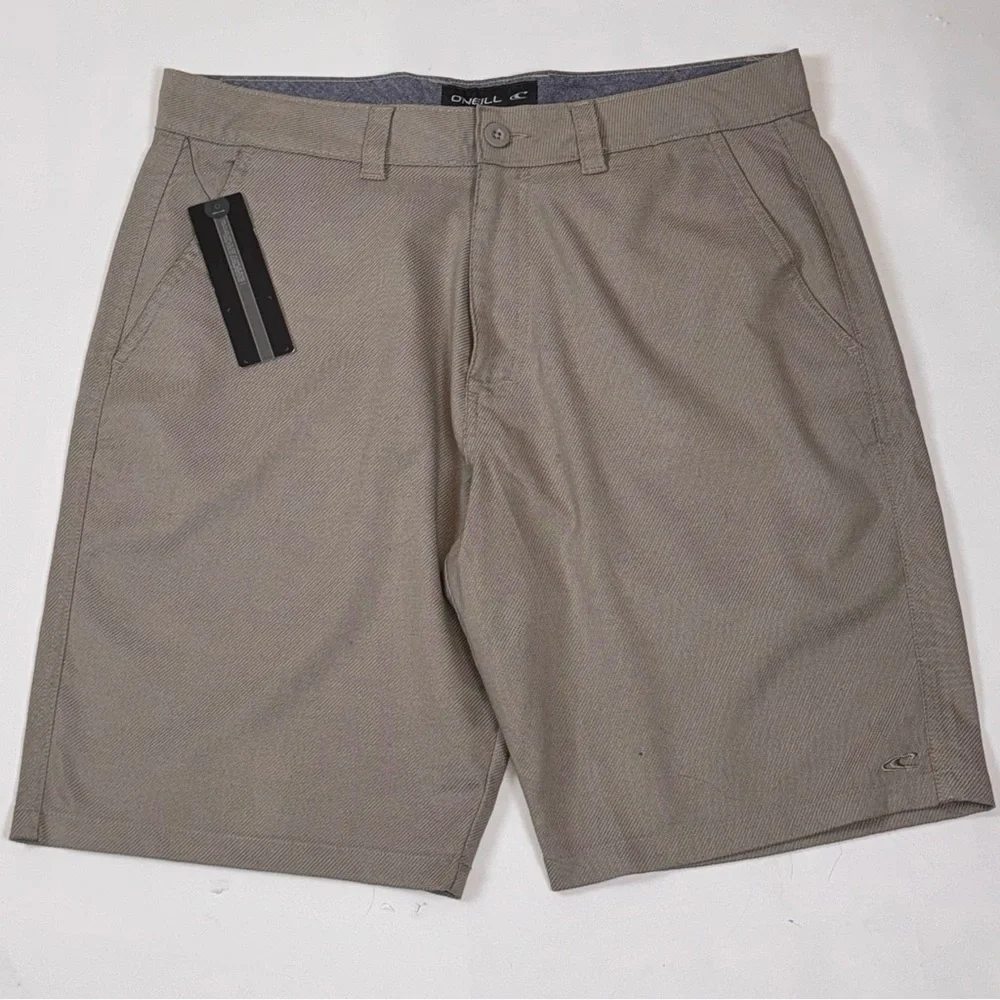 O'Neill Men's Tan Golf Performance Shorts